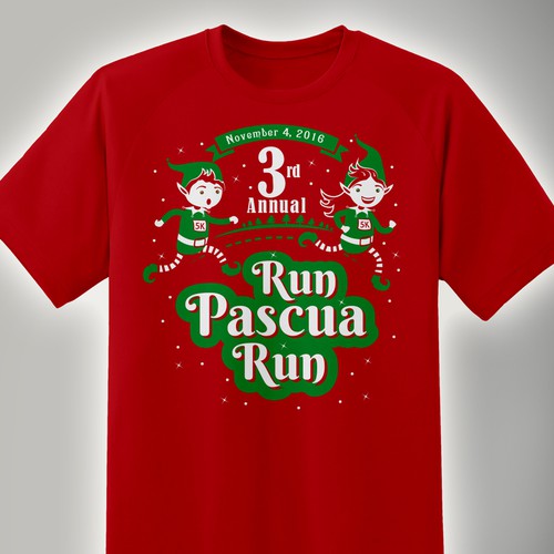 T-Shirt for the participation of a family team for a race