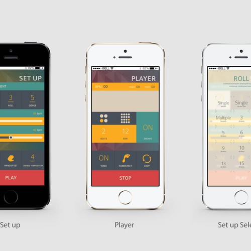 Tapadiddle - A clean, simple iOS metronome app for drummers.