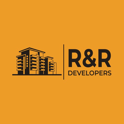 Modern Real Estate Logo for R&R Developers