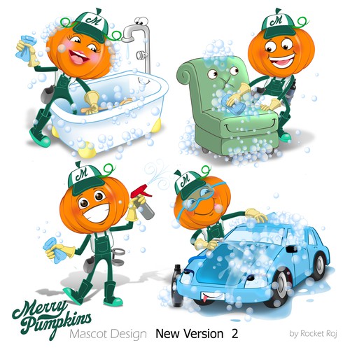 Merry Pumpkins mascot