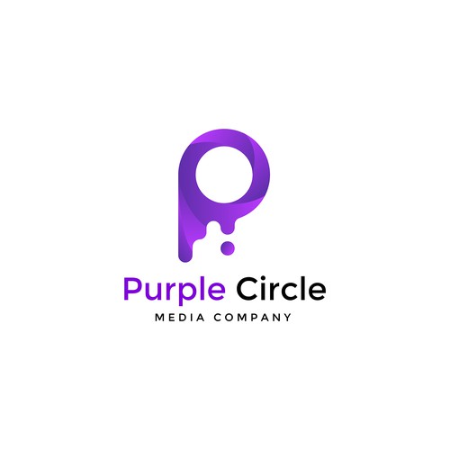 Purple Circle Media Company Logo