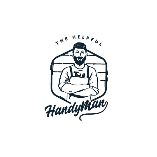 The Helpful Handyman Vintage Logo