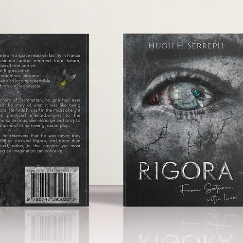 Awesome and Creepy Book Cover Design for "Rigora" 