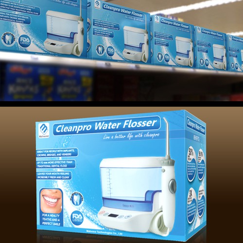 Guaranteed packaging design for a dental care product