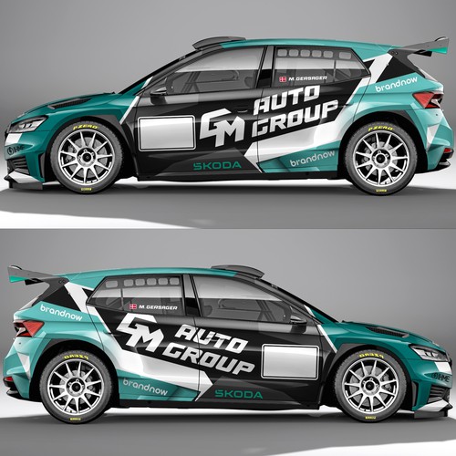 Skoda Fabia RS Rally2 Wrap Design