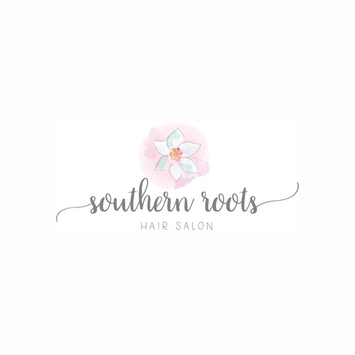 Hair Salon Logo with Southern Roots