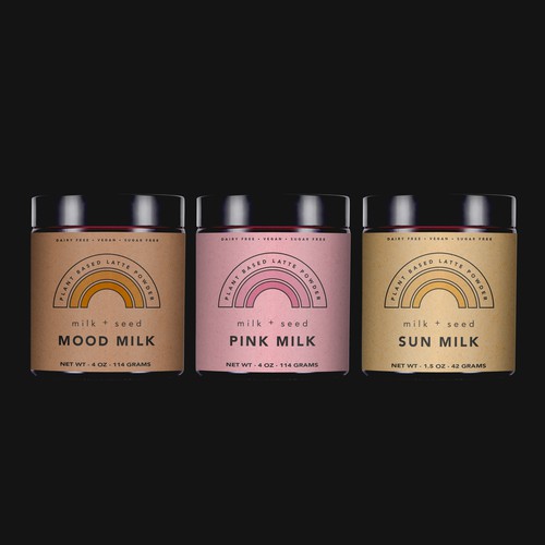Milk + Seed · Plant Based Latte Powder