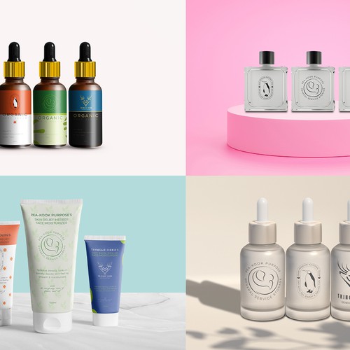 Product logo and label design