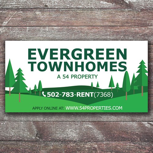 Evergreen Townhomes: 54 Property - Visual sign