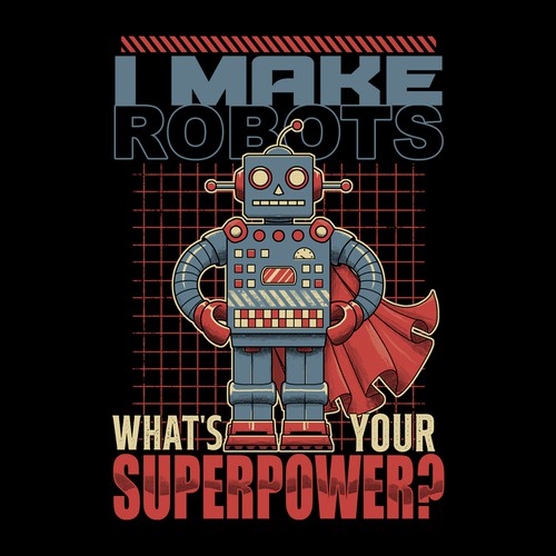 T-shirt design for Robotics Engineer 