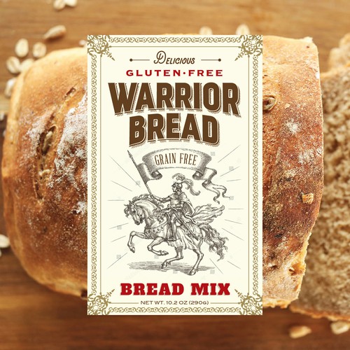 Warrior Bread label