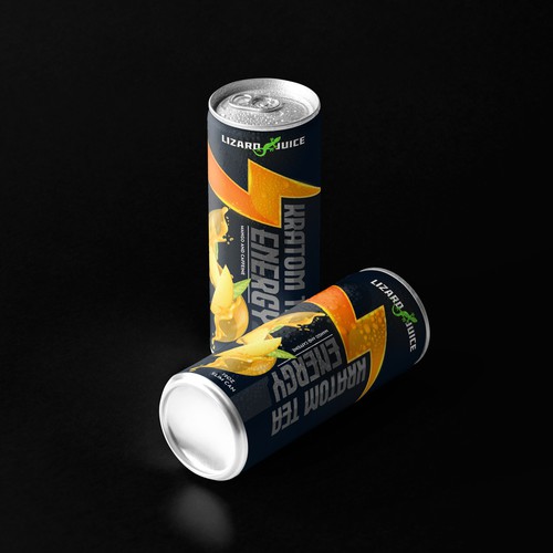 Energy drink label design