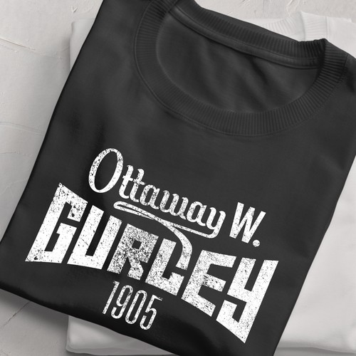Attaway W. Gurley 1905 T-shirt Design