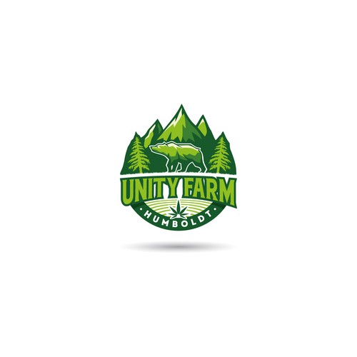 Conceito de logo para Unity Farm Humboldt