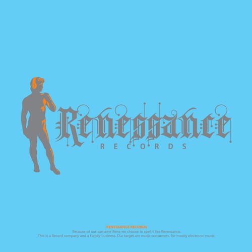 Logo concept for high profile record company