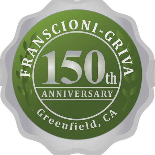 Commemorative logo for California-based farm/vineyard 