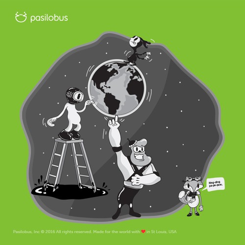 Creative Illustration Design for a WebSite Brand Agency