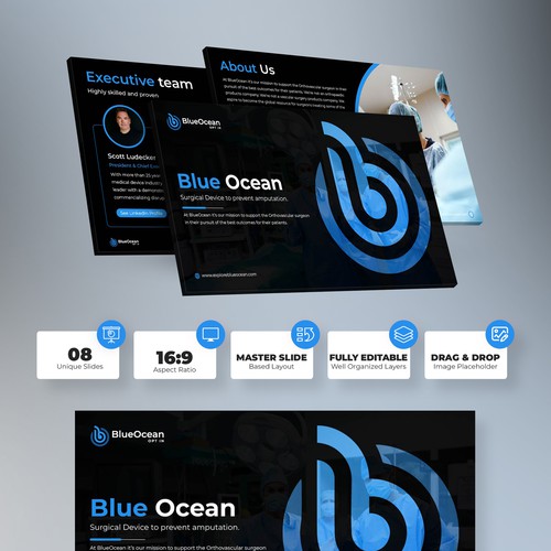 Surgical Device Company Powerpoint Template.