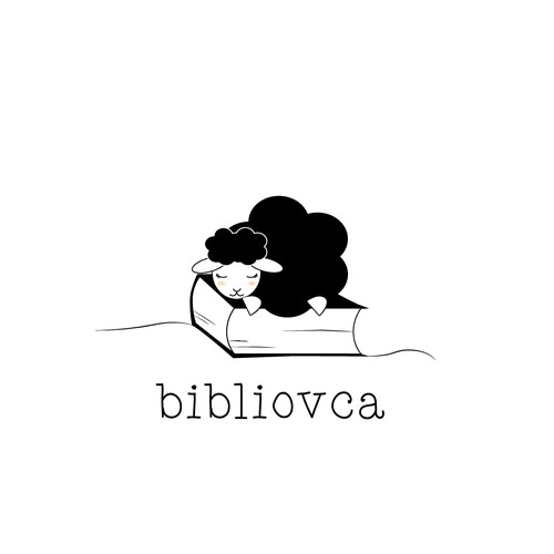 Logo concept for blog Bibliovca