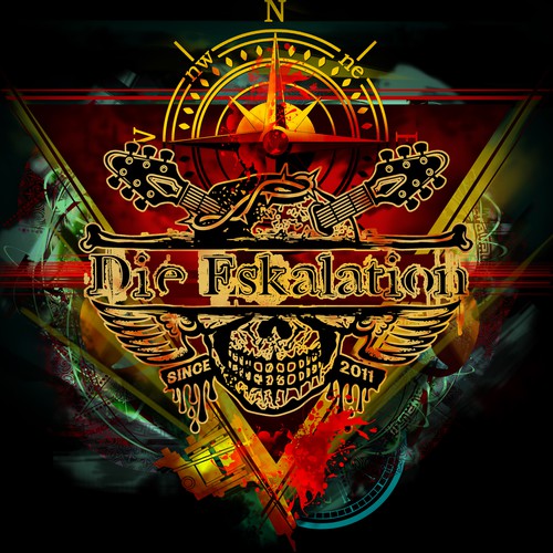 DIE ESKALATION TATTOO DSIGN