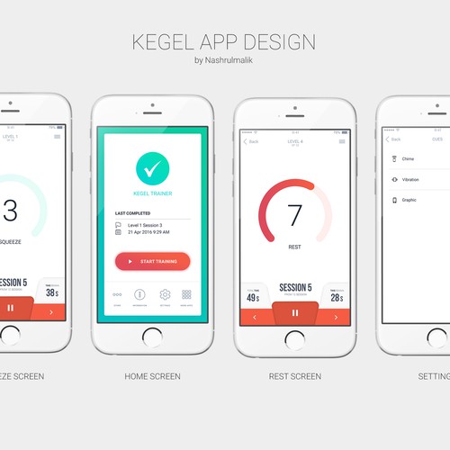 Modern Kegel App Design