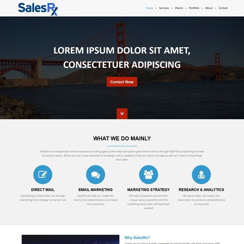 Responsive Web Design- Consulting Busines 