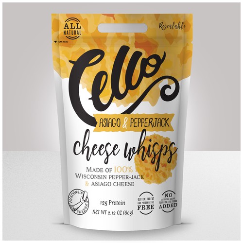 Cello Cheese Wisps Bag