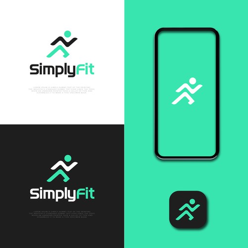 SimplyFit Logo Design