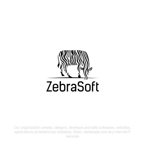 Logo design for Software company ZEBRASOFT