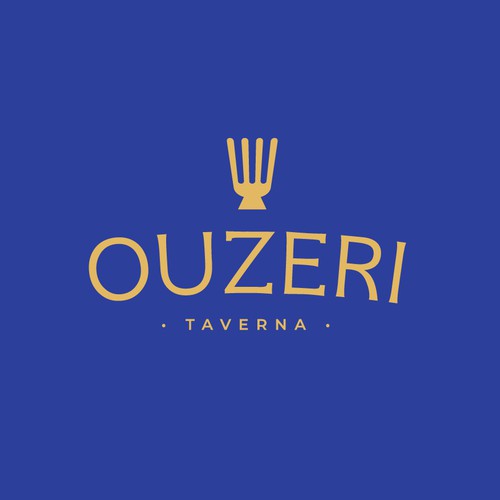 Modern Greek Logo Design for Ouzeri Taverna