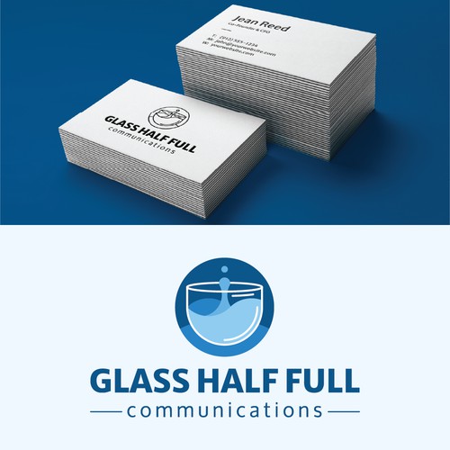 Glass Half Full - Logo and Concept