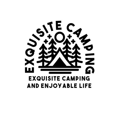 Outdoor logo nature camp