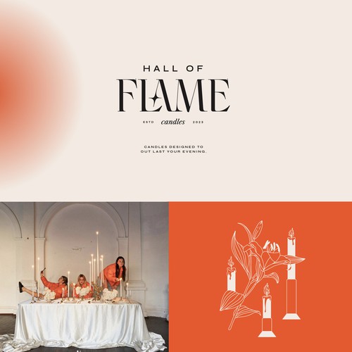 Luxury Candle Brand Logo Design