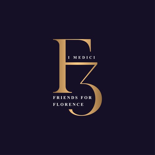 F3 - Logo for the charity of the city of Florence - Friends for Florence