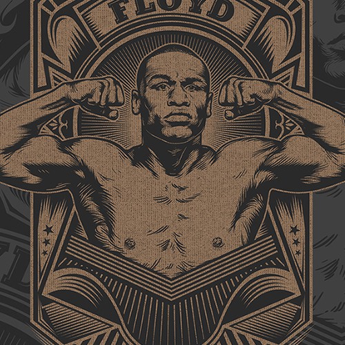 Floyd Mayweather Boxing T-Shirt Design