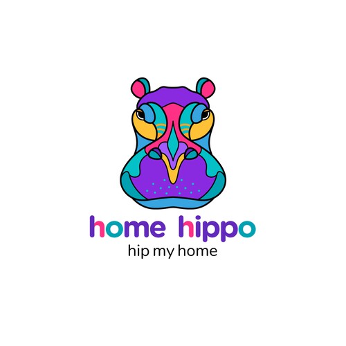 Logo for the Home Furnishing and decor company "home hippo"