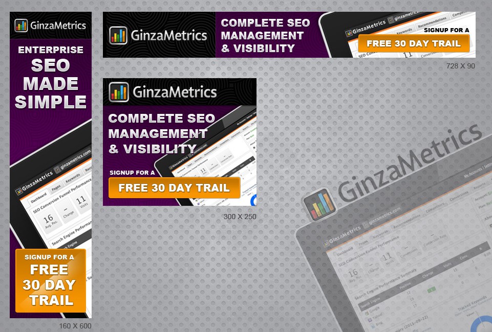 Ginzametrics needs a new banner ad