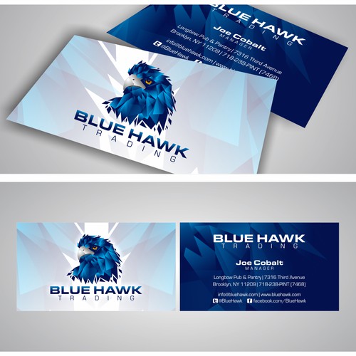 Blue Hawk Trading - Business Card