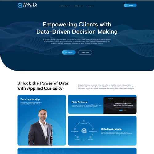 Design for Applied Curiosity - AI & Data Solutions Provider