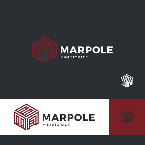 Logo for a storage company.