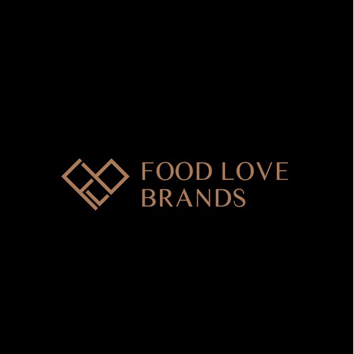 Minimalist logo for Food Love Brands