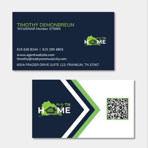 Business Card Design for Realtor