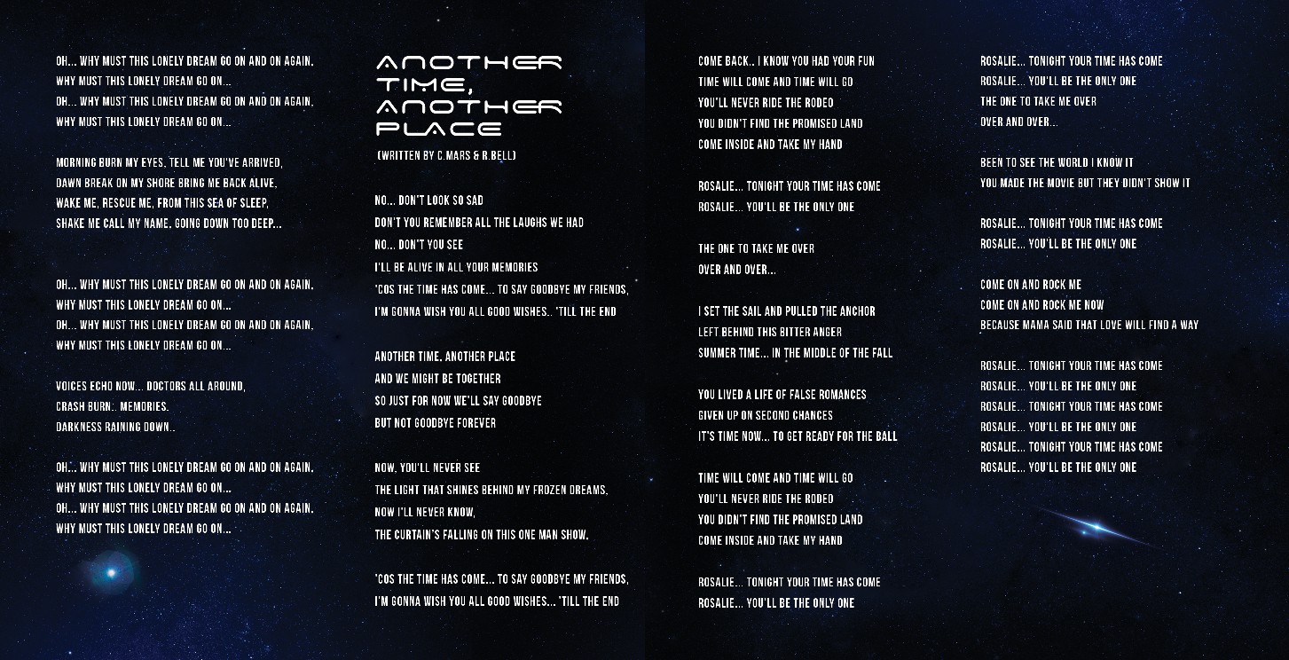 Album cover for solo artist with modern and meaningful songs plus dramatic instrumentals