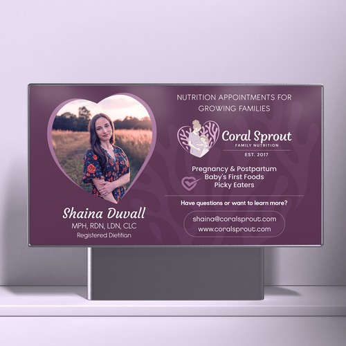 Signage Design - Coral Sprout