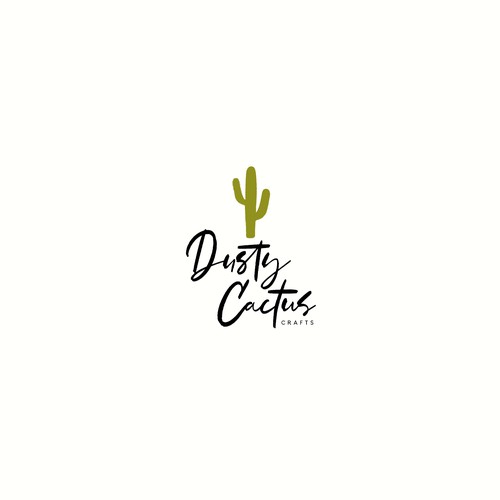 Logo concept for Dusty Cactus Crafts