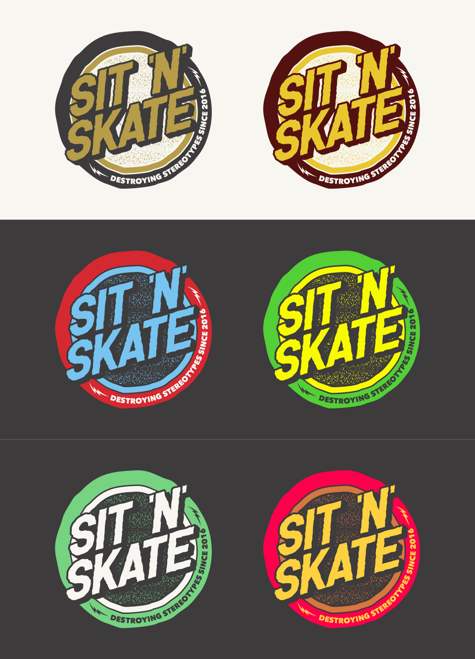 SKATE-style标志为轮椅用户+企业形象