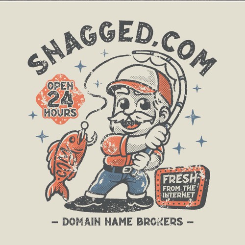 Snagged.com Vintage Tshirt Illustration