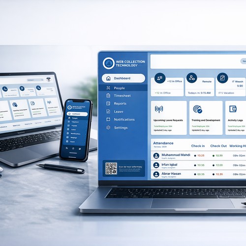 Enterprise-Level HR Dashboard UI/UX Design