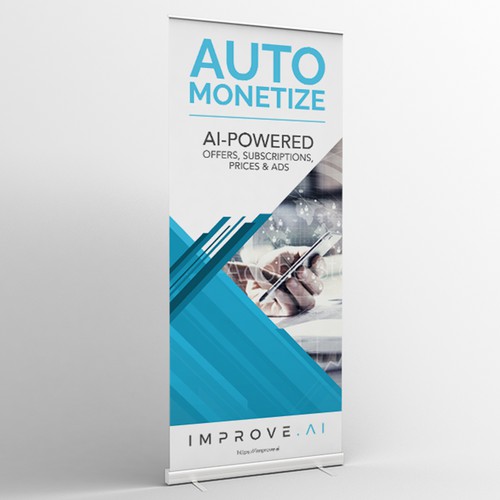 Roll up banner for "IMPROVE.AI" Company
