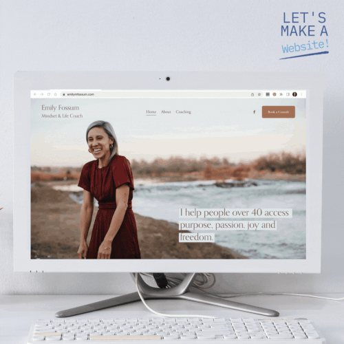 Serene & Joyful Mindset Coaching Website